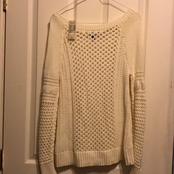 American Eagle Women’s XS White Knit Sweater (NWT) - Picture 4 of 5